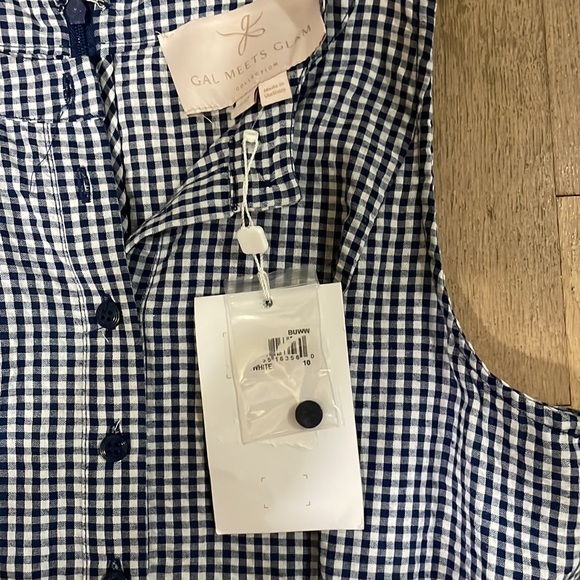 NWT Gal Meets Glam Gingham Dress - Picture 4 of 6